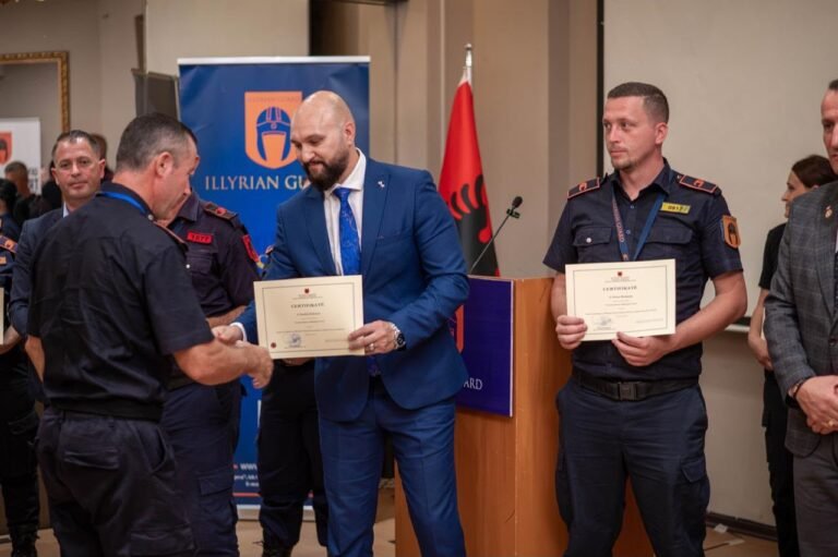 Illyrian Guard, institucioni i parë që zbaton ligjin për vullnetarët, trajnoi dhe certifikoi 100 punonjës për emergjencat civile
