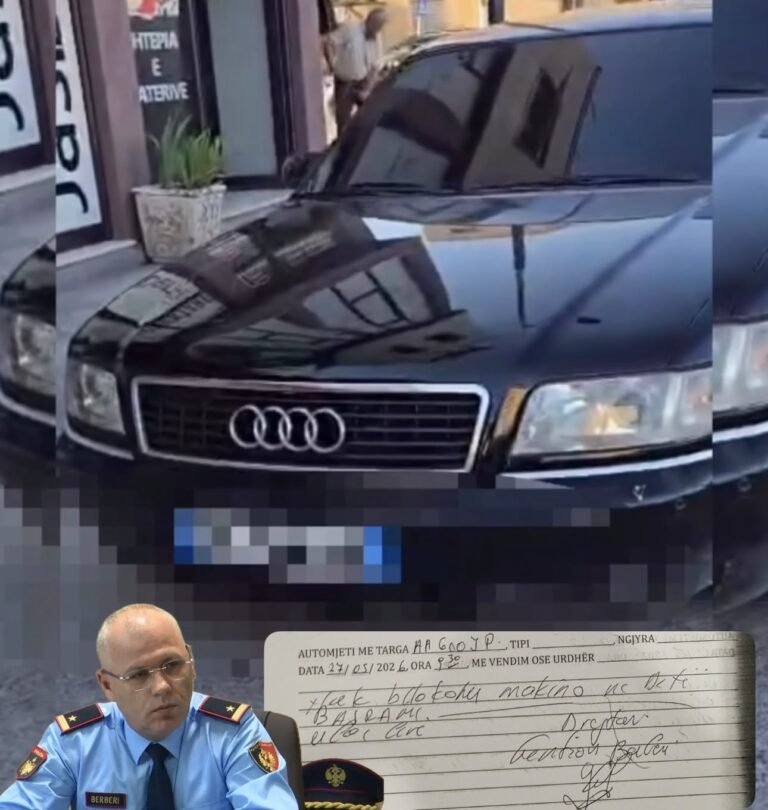 E liroi Gent Berberi! Dhunimi i policit në Shkodër çon hetuesit te Audi blind me xhama të zinjë! Argumenti i ish-drejtorit: Nuk bllokohet makina në ditë Bajrami… E liroi Gent Berberi! Dhunimi i policit në Shkodër çon hetuesit te Audi blind me xhama të zinjë! Argumenti i ish-drejtorit: Nuk bllokohet makina në ditë Bajrami...