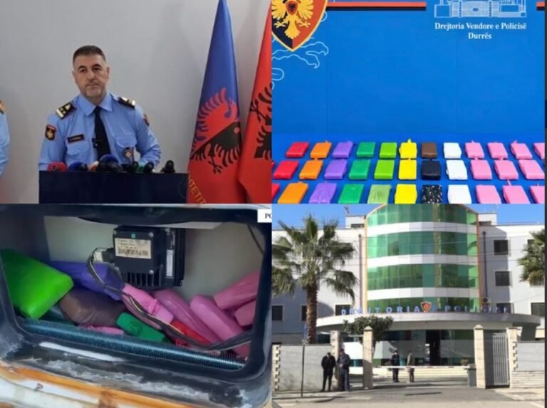 Policia e Durrësit e shiti si operacion të saj, por kokaina u mbajt në vëzhgim nga EUROPOL nga nisja ne destinacion